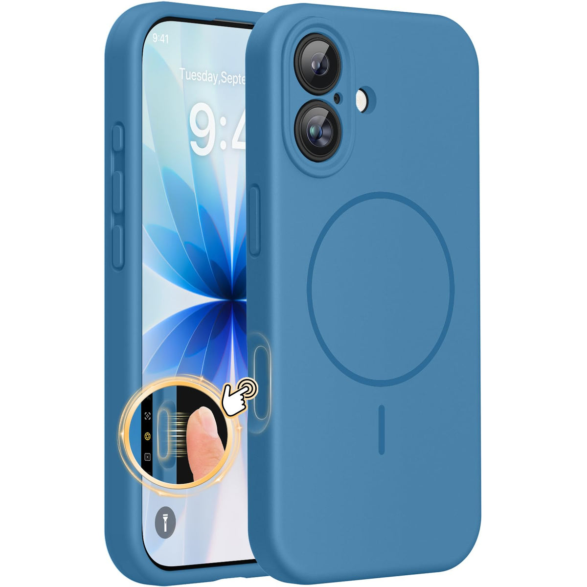 Miracase für iPhone 17 Hülle mit MagSafe, Flüssigsilikon-Hülle