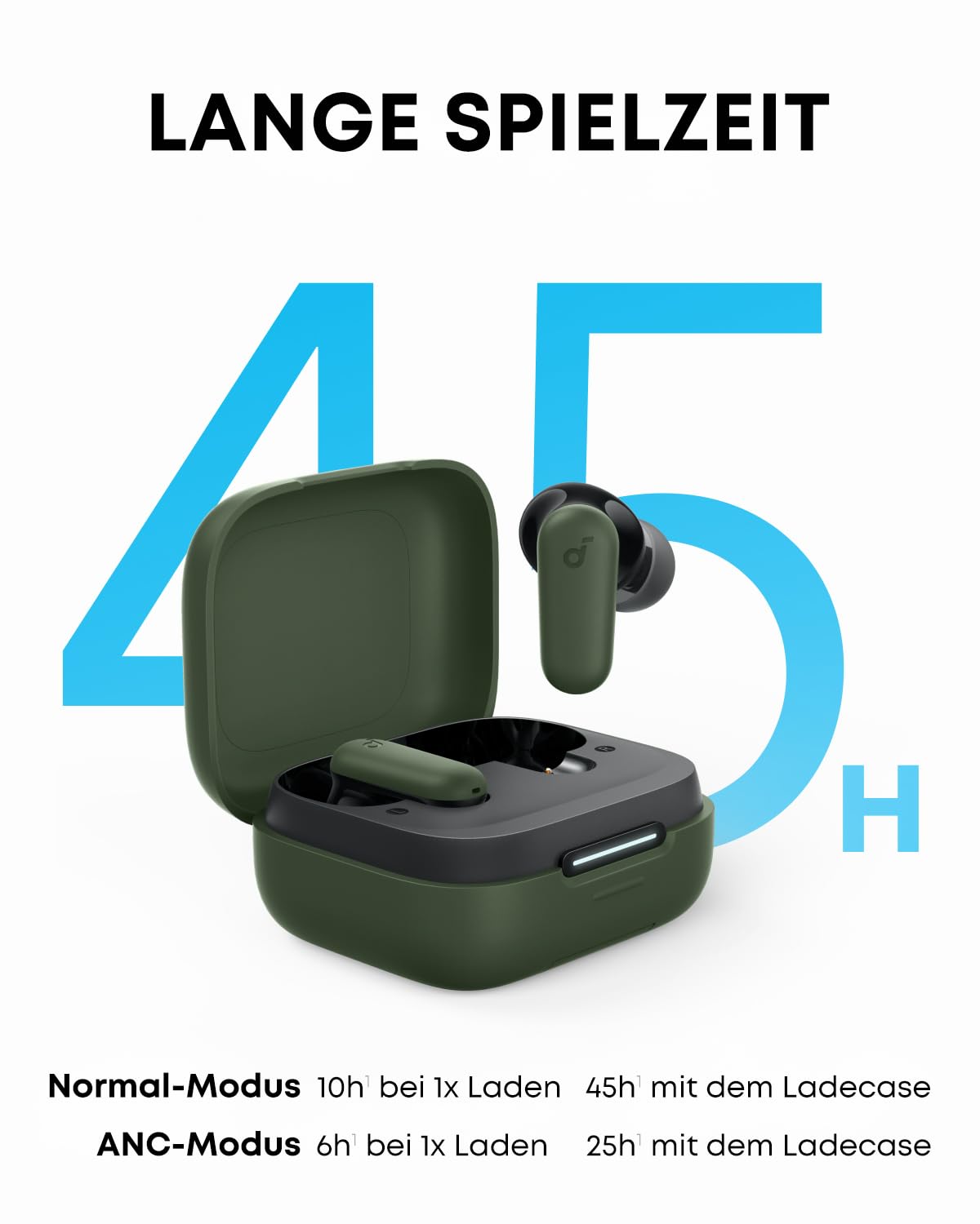 soundcore by Anker P20i Kabellose Bluetooth Kopfhörer in-Ear, 10mm Treiber