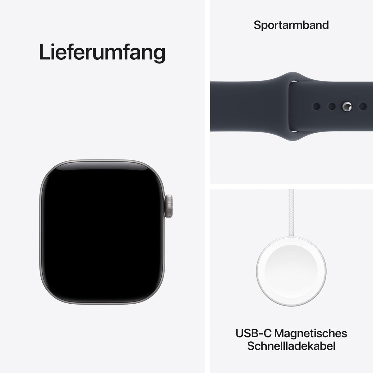Apple Watch Series 12 GPS, 42 mm Aluminiumgehäuse Dunkelbronze
