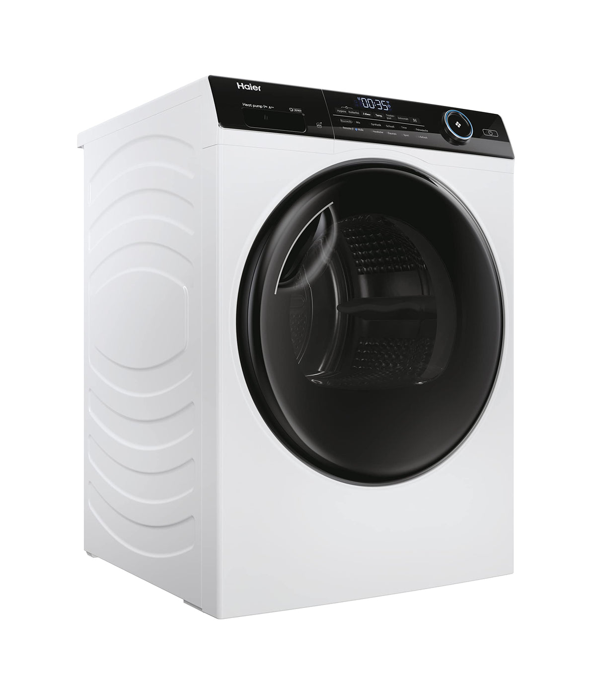 Haier Wärmepumpentrockner 9kg I G7 Serie I Klasse B I AI Power Inverter Motor, iOn Air Fresh, Pillow-Schontrommel, Automatik- & Hygiene-Programm, hOn AppI HD90-B667U1
