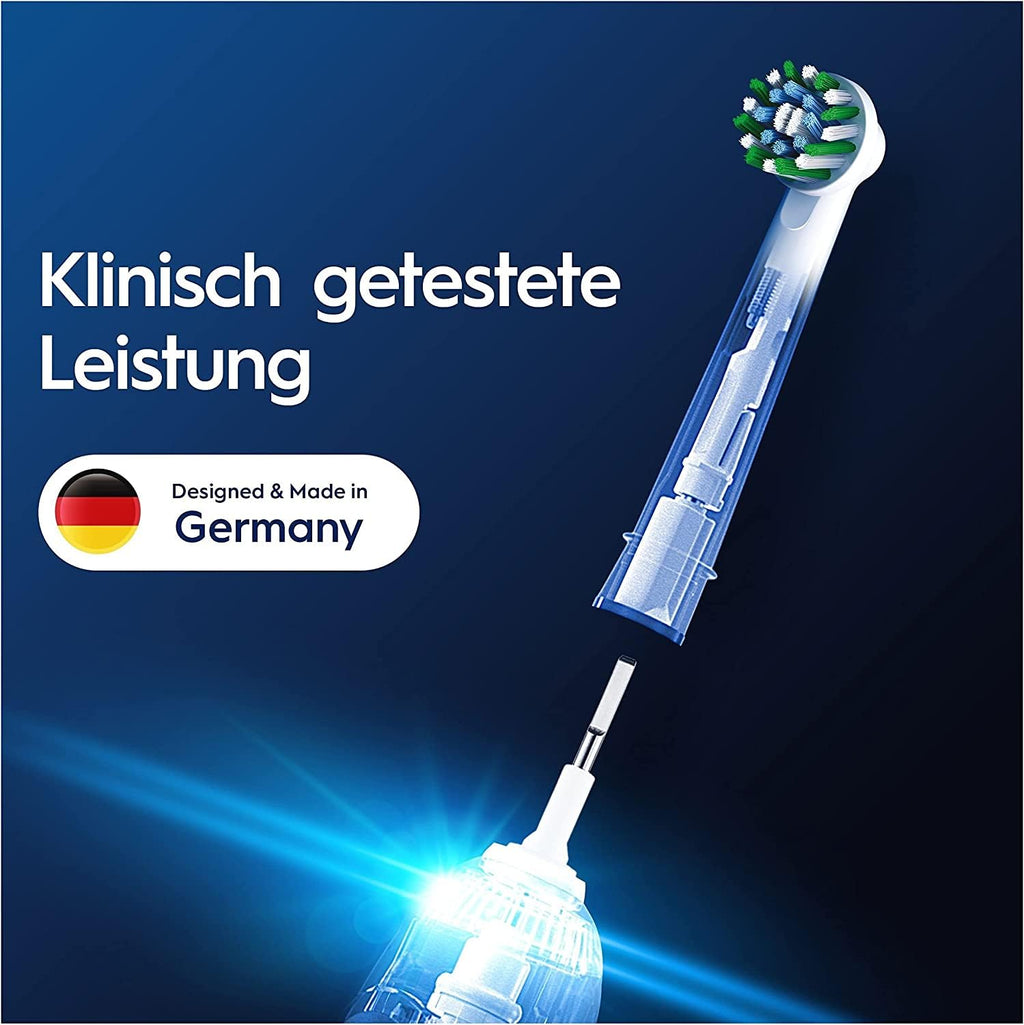 Oral-B Aufsteckbürsten PRO CrossAction, Weiß, 10 Stück