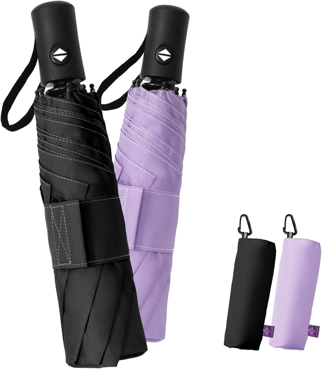 LILAC Regenschirm Klein Stabil Windfest