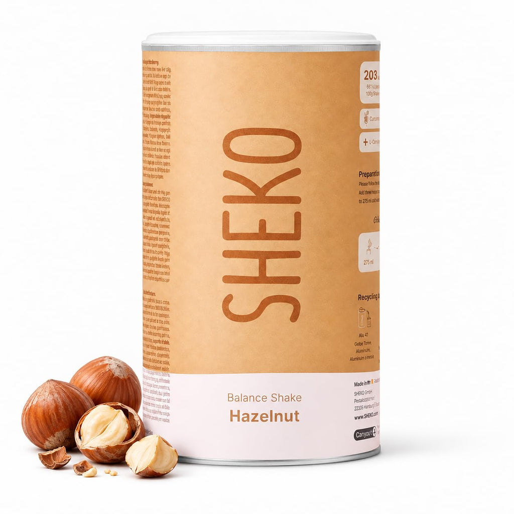 SHEKO Balance Shake Erdbeere – Mahlzeitersatz & Abnehmshake – 378 g