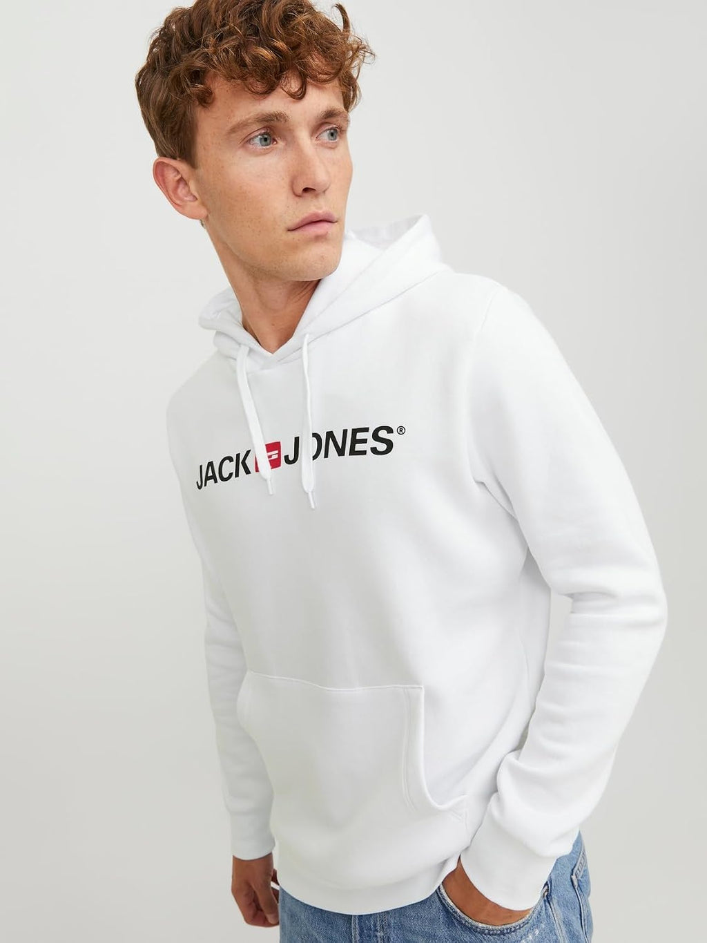JACK & JONES Herren Kapuzenpullover mit Logo
