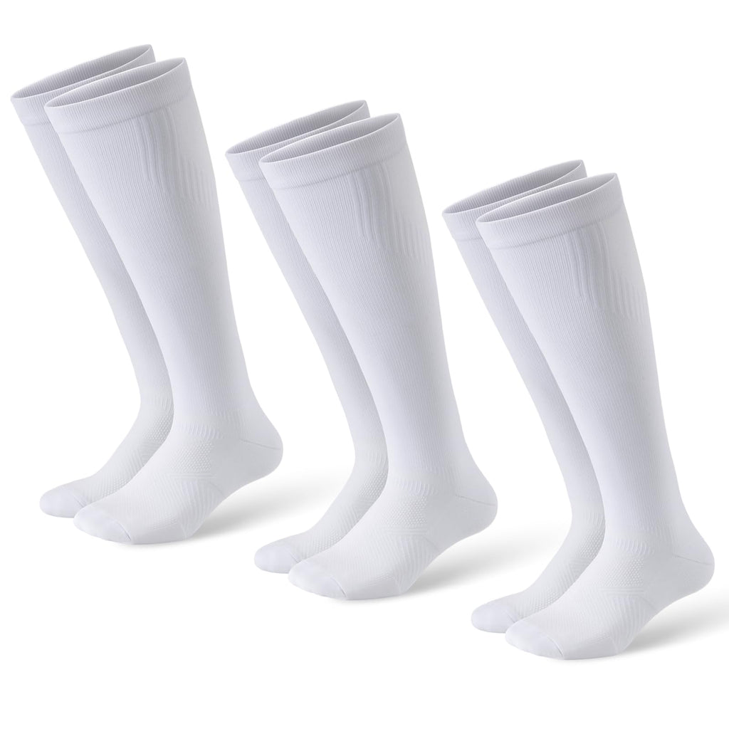 Compression Socks for Women and Men,15-20 mmHg Support(3 Pairs)