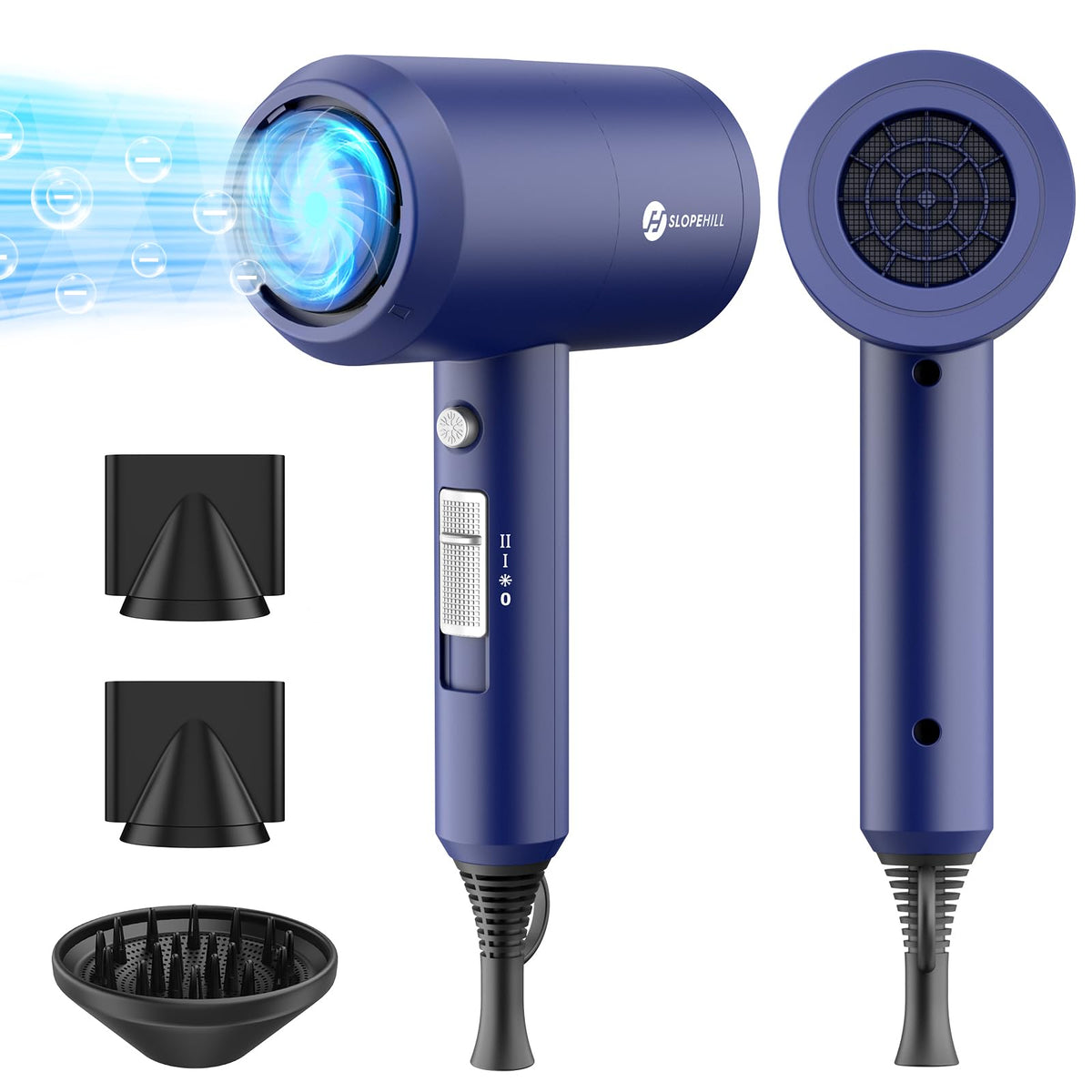 Ionen Föhn AC Motor 1800W Haartrockner slopehill Schnelltrocknen Hair Dryer