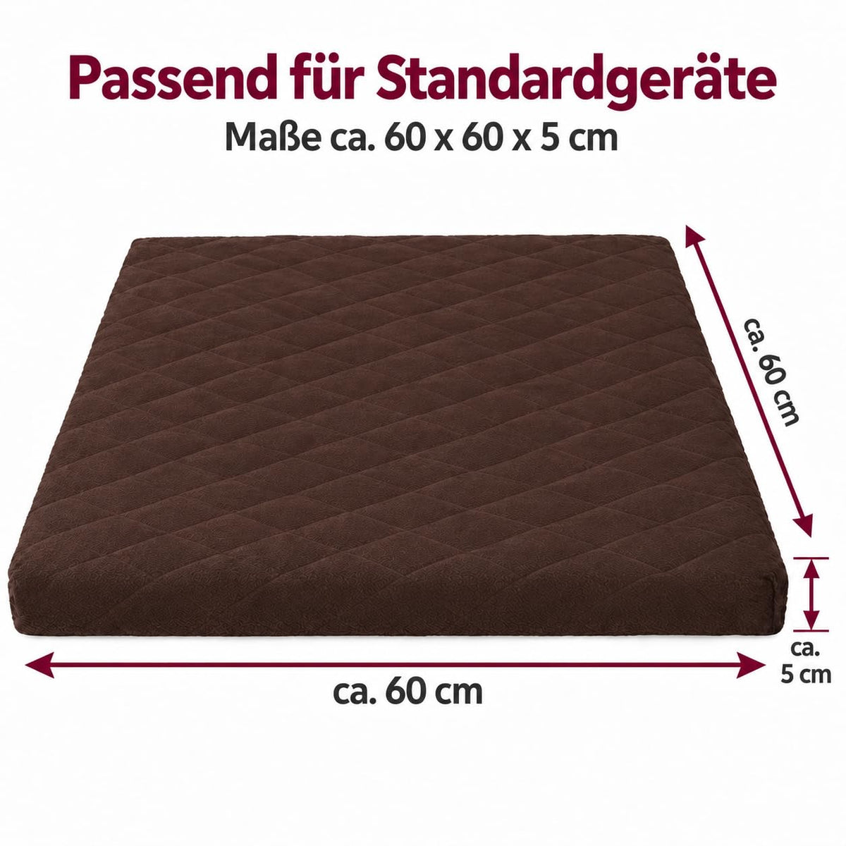 Brandsseller Waschmaschinenbezug & Trocknerbezug 60x60 cm - gepolsterter Schonbezug für Waschmaschine und Trockner – Schutzhülle mit Gummizug - Grün