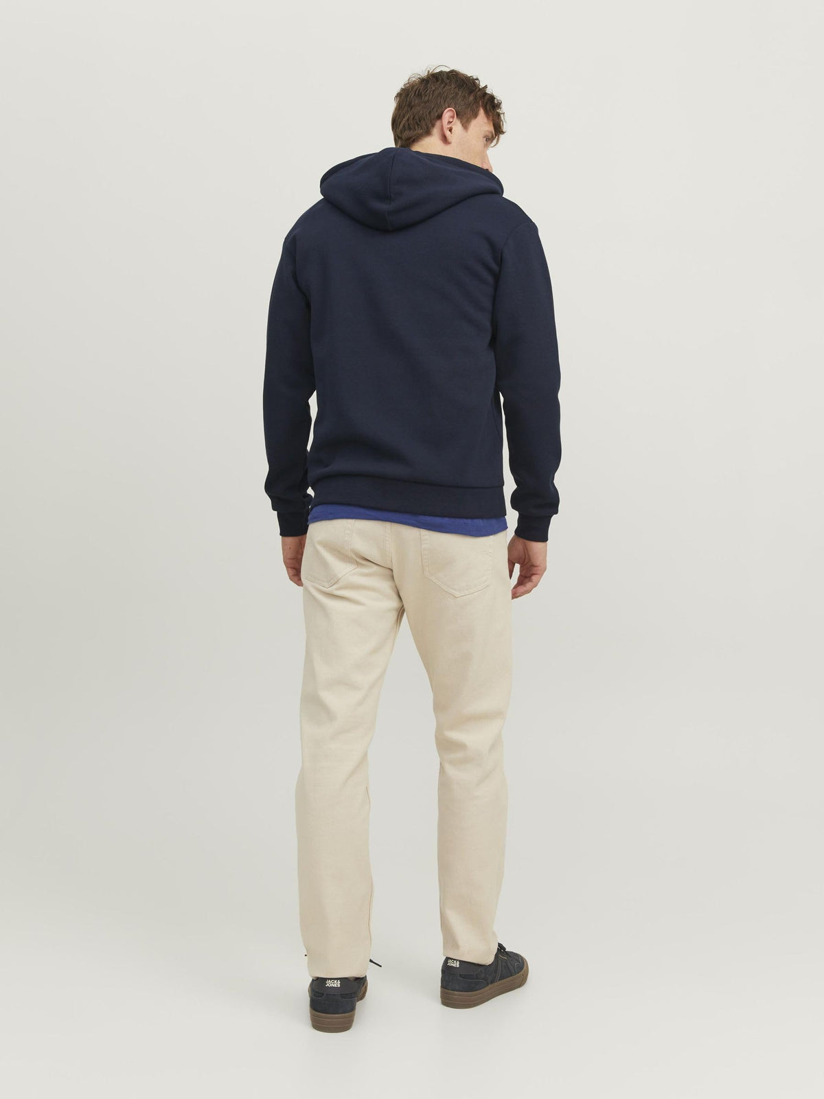 JACK & JONES Herren Jjebradley Sweat Zip Hood Noos Sweatshirtjacke (1er Pack)