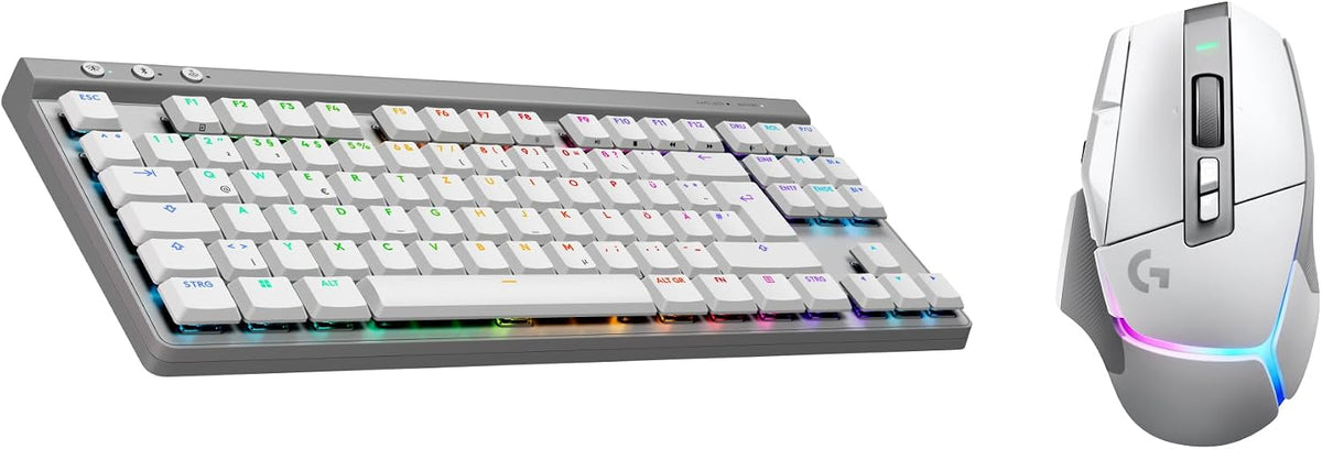 Logitech G G515 LIGHTSPEED TKL kabellose flache Gaming-Tastatur (Schwarz)