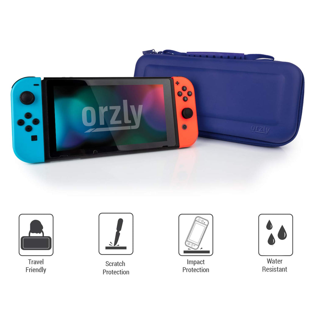 Orzly Tragetasche kompatibel mit Nintendo Switch Lite (2019) – Aufbewahrungstasche - Hartschalen Case/Hülle/Schutzhülle für die Verwendung mit der Nintendo Switch Lite Konsole & Accesoires - ROSA