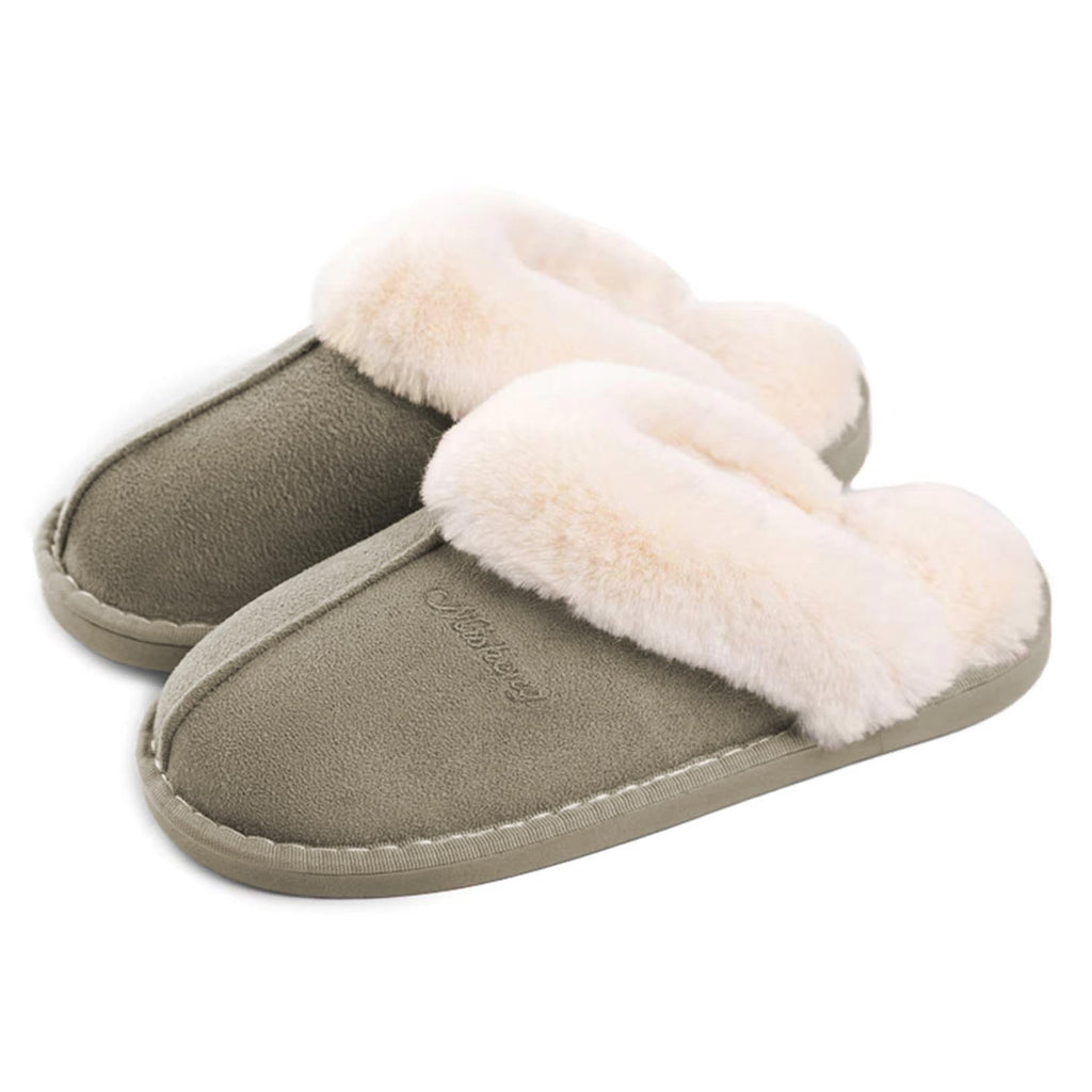 Misolin Chaussons Femme Homme Hiver Chaudes Maison Mémoire Mousse Pantoufle