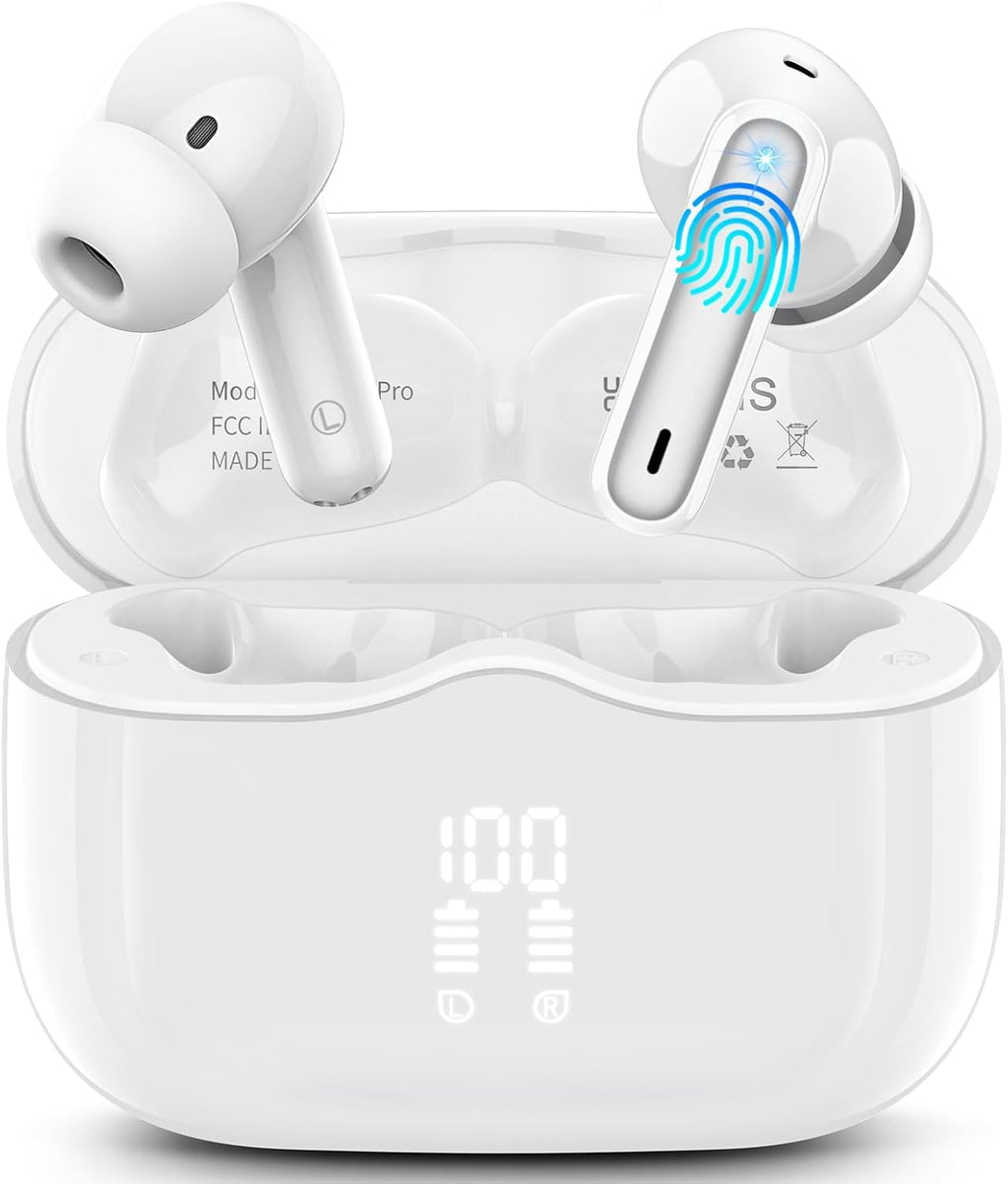Bluetooth Kopfhörer, Kopfhörer Kabellos Bluetooth 5.4, Tiefer Bass Ohrhörer