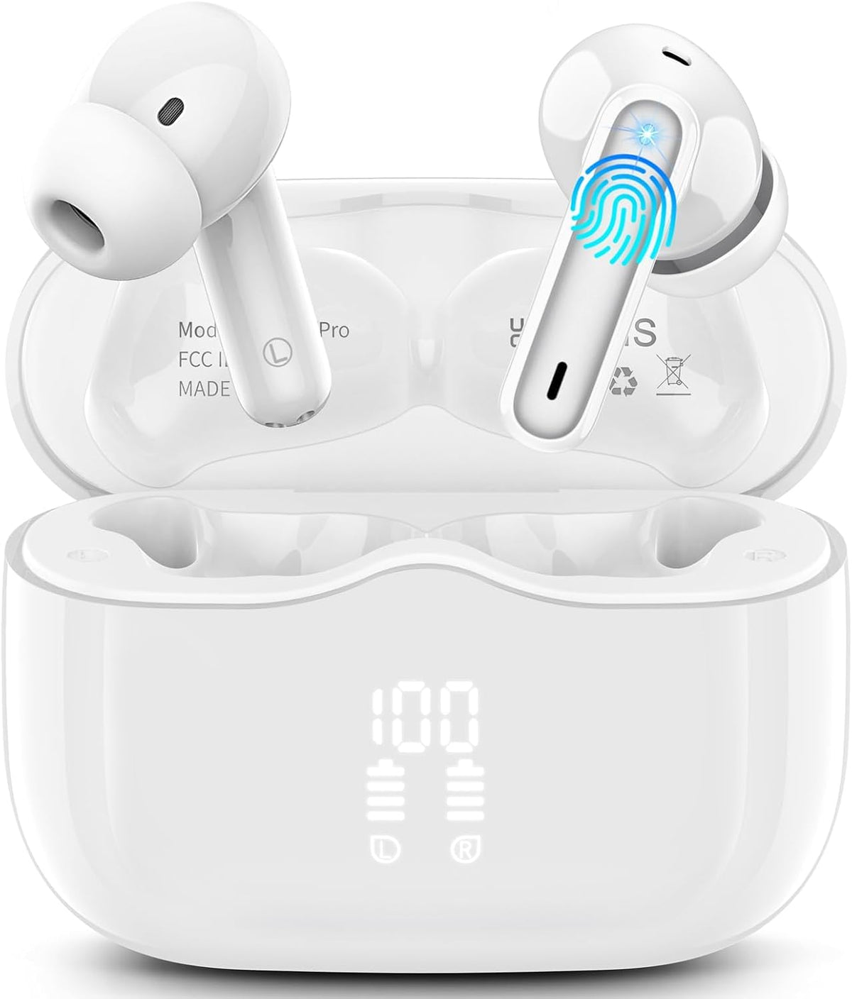 Bluetooth Kopfhörer, Kopfhörer Kabellos Bluetooth 5.4, Tiefer Bass Ohrhörer