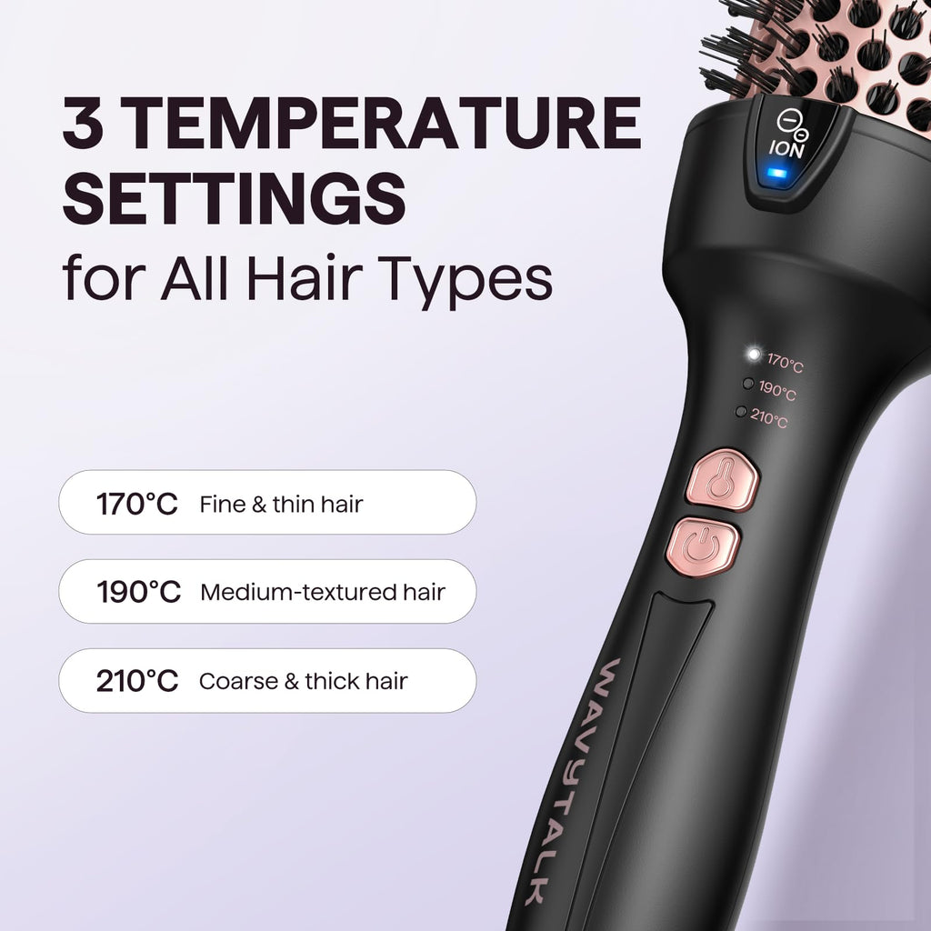 Wavytalk Thermobürste, Thermal Brush 38mm Ionische Lockenbürste
