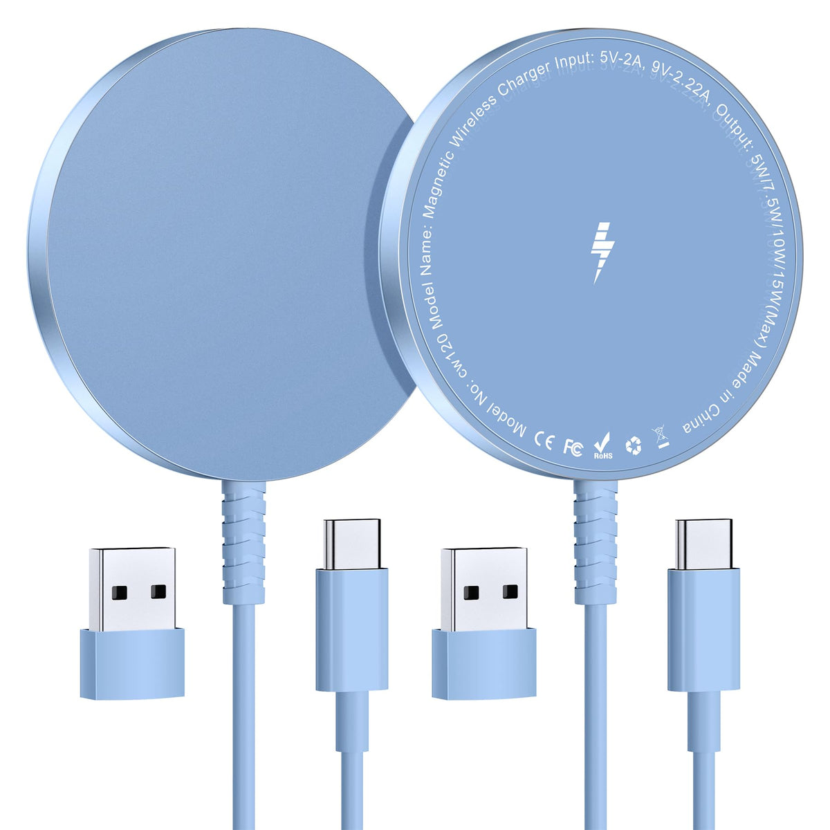 Mag-Safe Ladegerät für iPhone Ladestation: Starker Magnet Wireless Charger