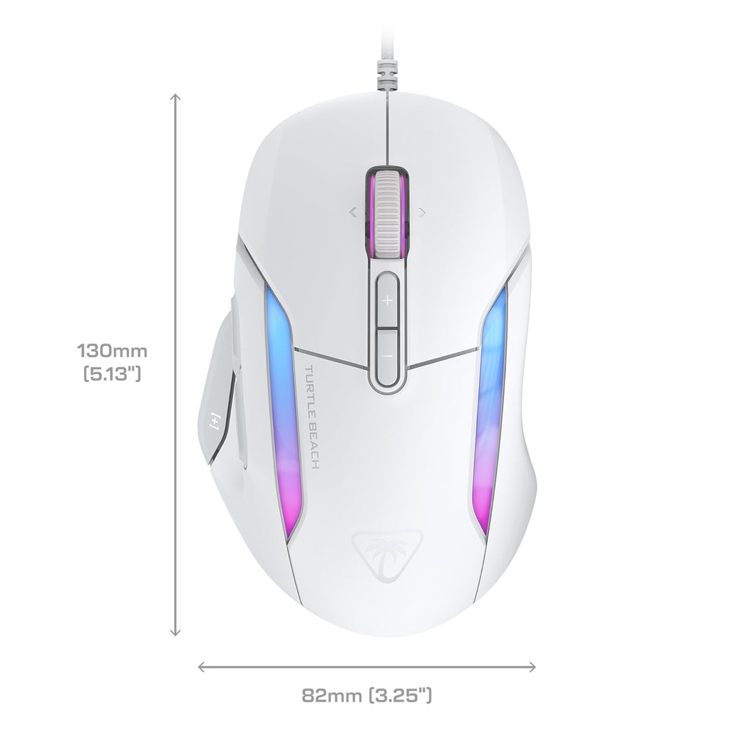 Turtle Beach Kone II ergonomische RGB-PC-Gaming-Maus mit Kabel