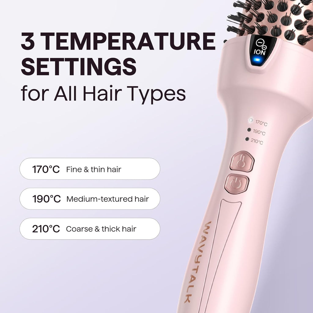 Wavytalk Thermobürste, Thermal Brush 38mm Ionische Lockenbürste