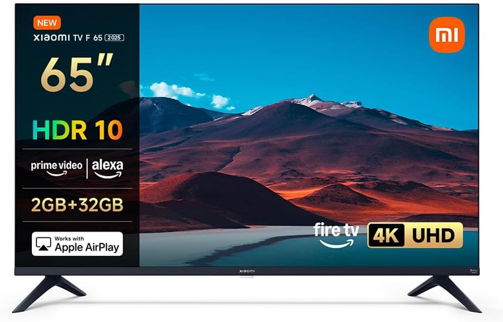 Xiaomi TV F 65 Zoll 2025, 4K UHD, Smart TV, Fire OS8, HDR10, L65MB-FAEU