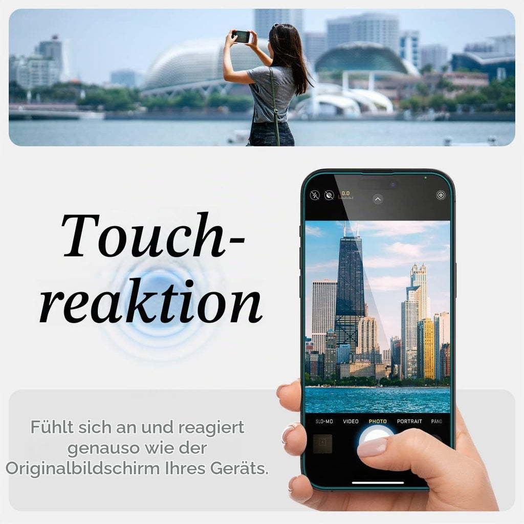 Spigen EZ Fit Schutzfolie [2 Stück] für iPhone 18 Pro, iPhone 17 Pro