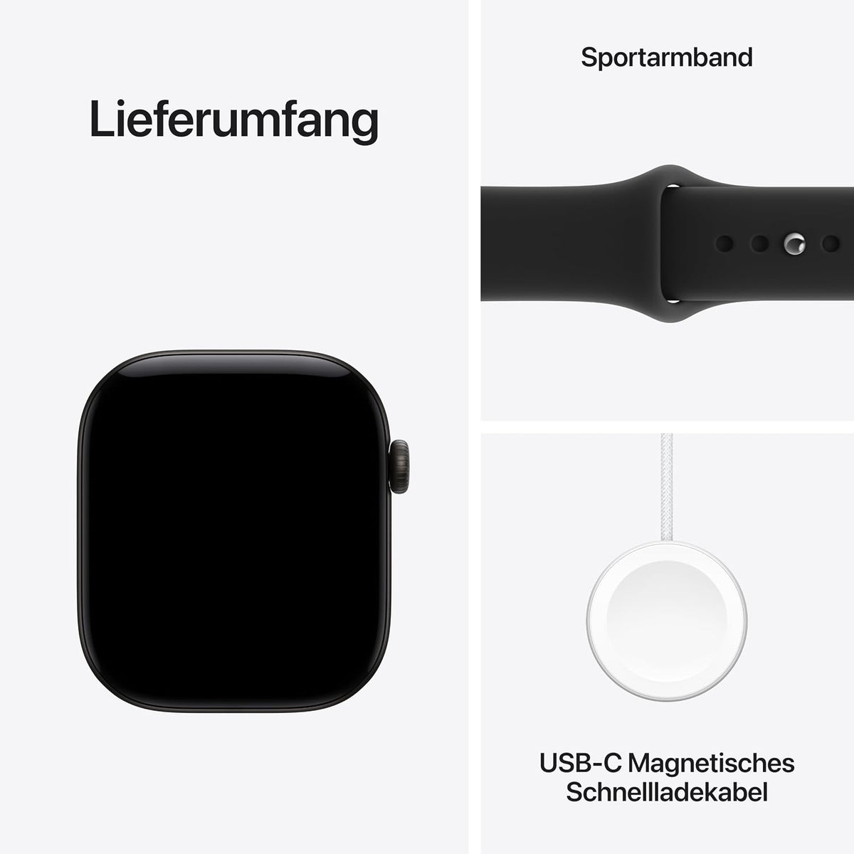 Apple Watch Series 12 GPS, 42 mm Aluminiumgehäuse Dunkelbronze