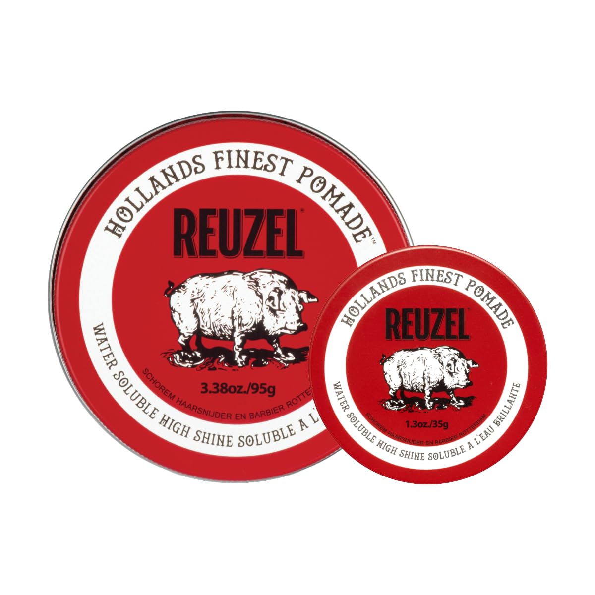 Reuzel Fiber Pomade, matter Glanz, fester Halt, texturiertes, volleres Aussehen, im Laufe des Tages leicht umformbar, 3,38 oz/95 g