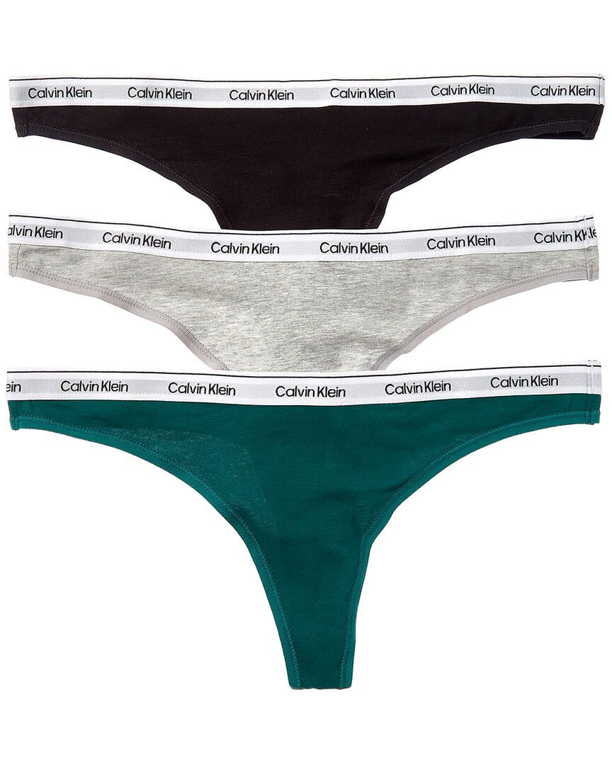 Calvin Klein Damen 3er Pack Strings mit Stretch