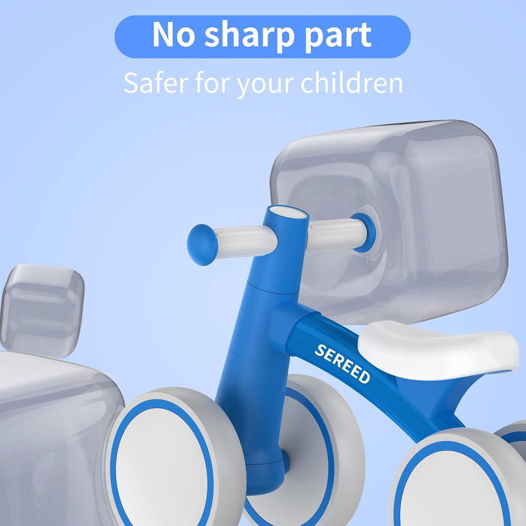 SEREED Baby Balance Bike for 1 Year Old Boy Girl, First Birthday Gift Toy