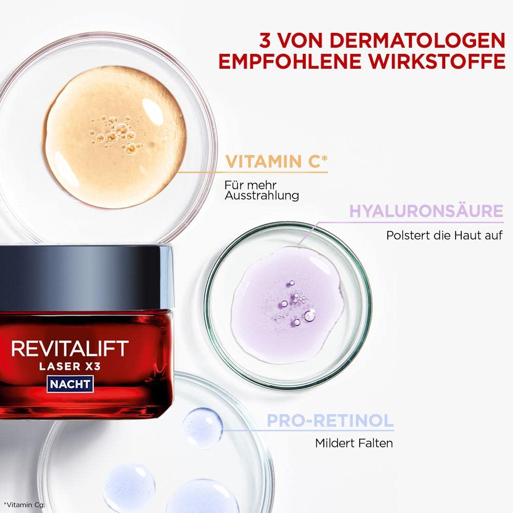 L'Oréal Paris Anti-Aging,Tagescreme gegen Falten, straffend, 50 ml