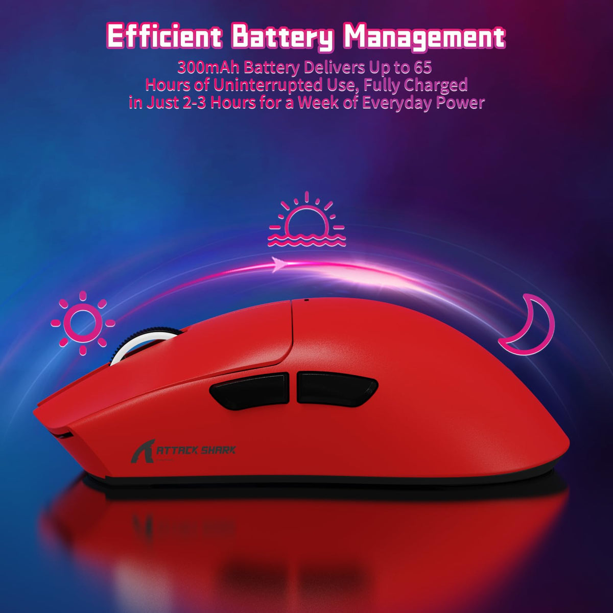 ATTACK SHARK X11SE Kabellose Gaming-Maus
