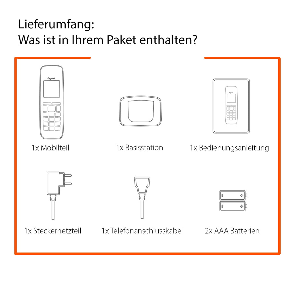 Gigaset Comfort 520A Duo - 2 Schnurlose DECT-Telefone mit Anrufbeantworter - Beste Audioqualität mit Freisprechfunktion - Anrufschutz - Adressbuch 200 Kontakten, titan-schwarz [Deutsche Version]