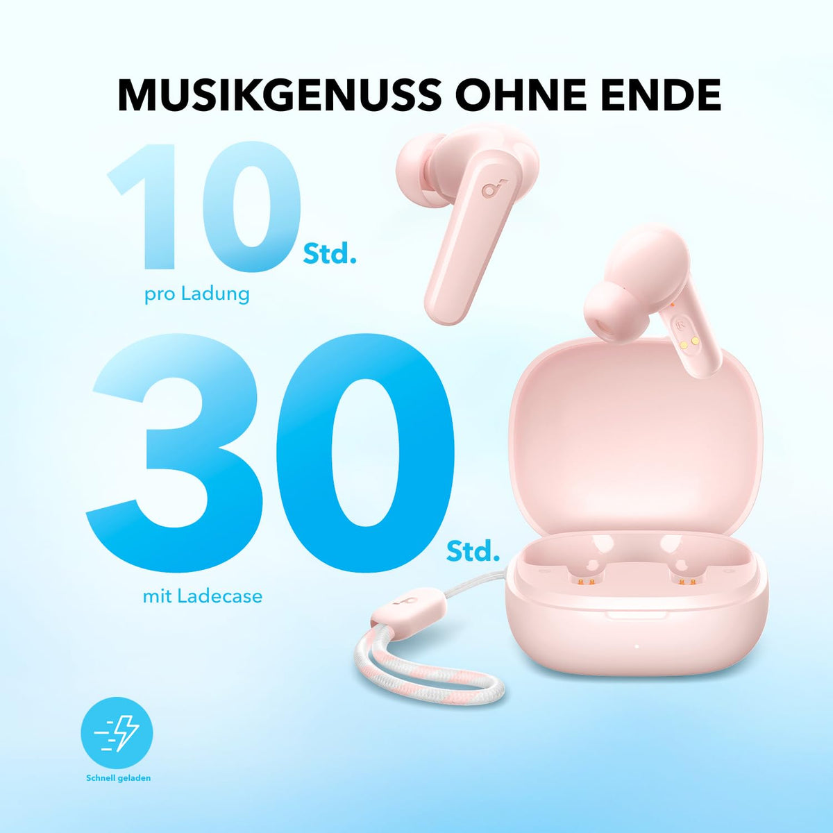 soundcore by Anker P20i Kabellose Bluetooth Kopfhörer in-Ear, 10mm Treiber