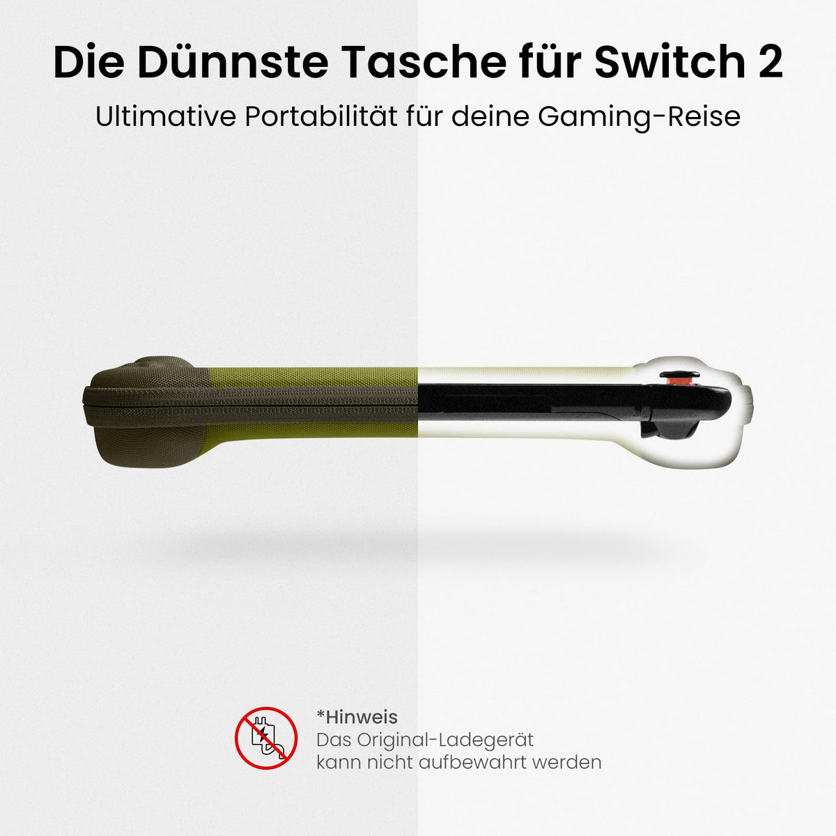 tomtoc Slim Tasche für Nintendo Switch 2, Schutz nach Militärstandard