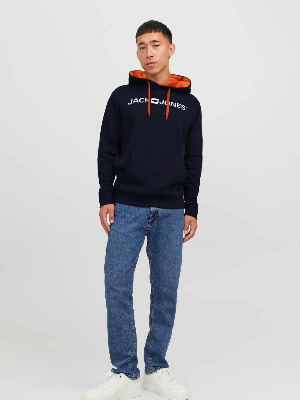 JACK & JONES Herren Kapuzenpullover mit Logo
