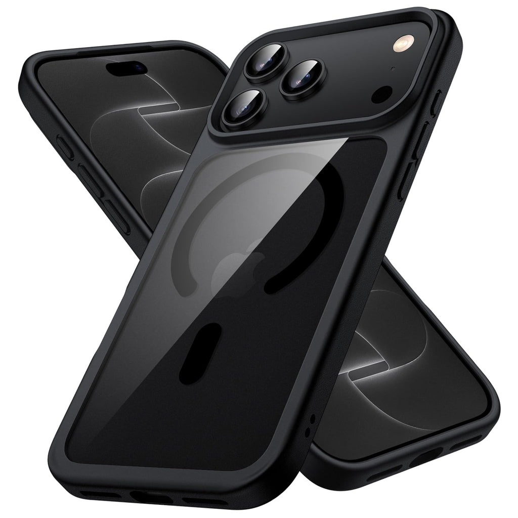JETech Magnetische Hülle für iPhone 17, Durchsichtig