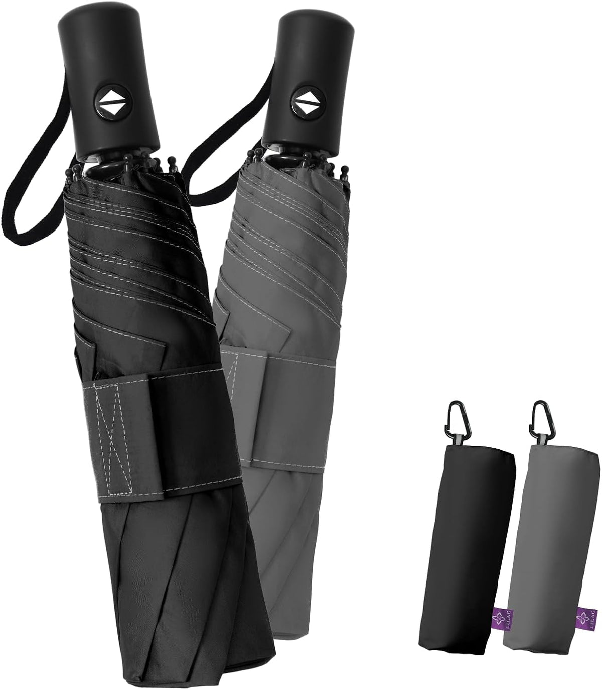 LILAC Regenschirm Klein Stabil Windfest