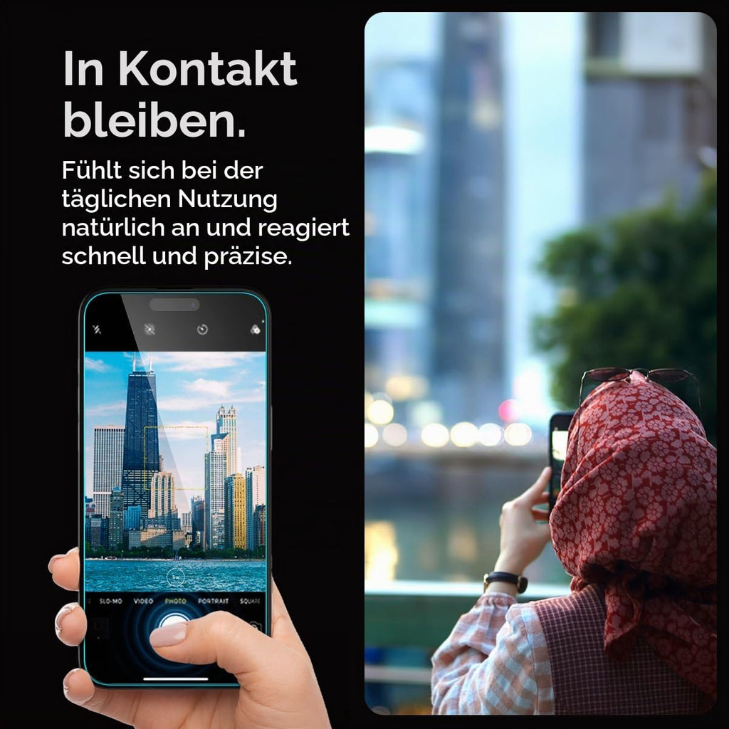 Spigen EZ Fit Schutzfolie [2 Stück] für iPhone 18 Pro, iPhone 17 Pro