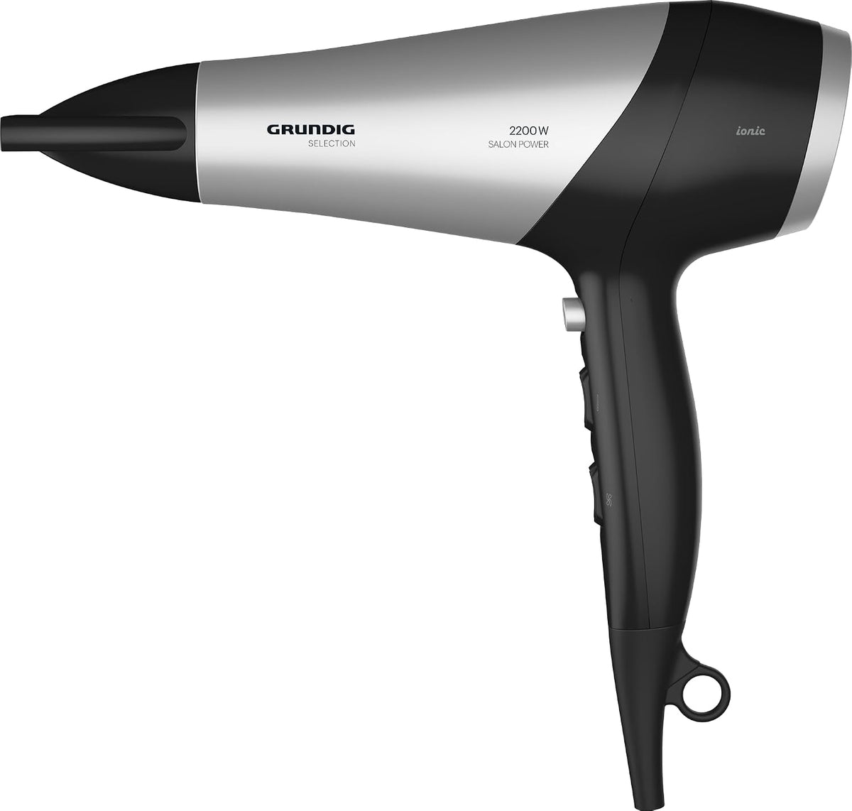 Grundig HD 6080 B Haartrockner, Ionen-Föhn, 2200 W