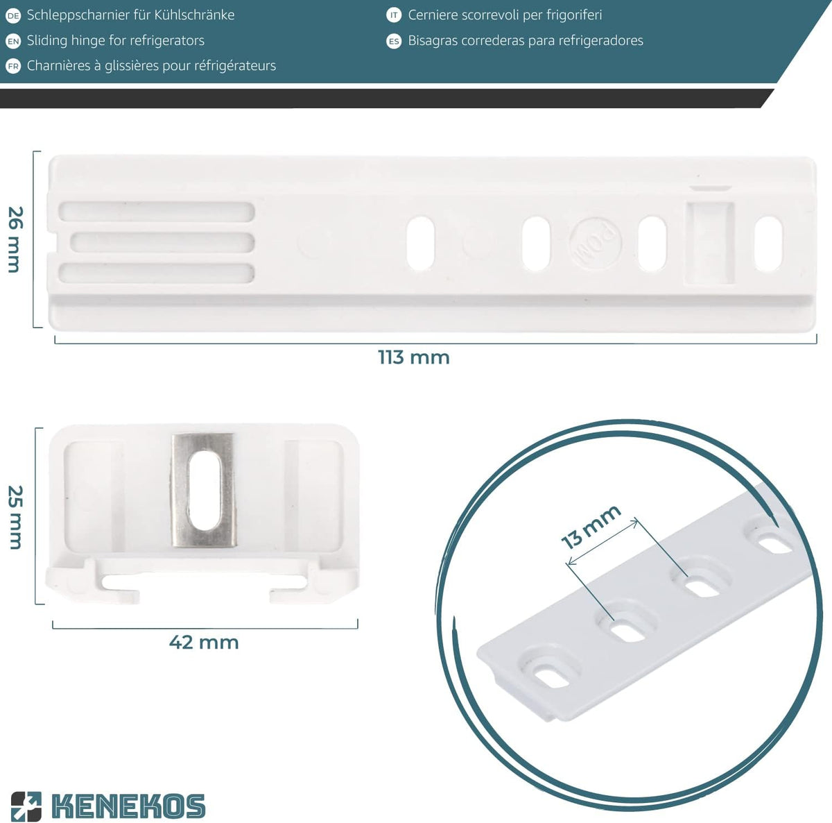 Kenekos Türmontage-Set passend für Liebherr Miele Smeg wie 9086322