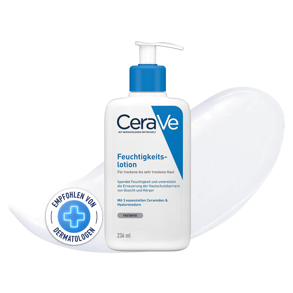 CeraVe Feuchtigkeitslotion für trockene Haut, Körper & Gesicht