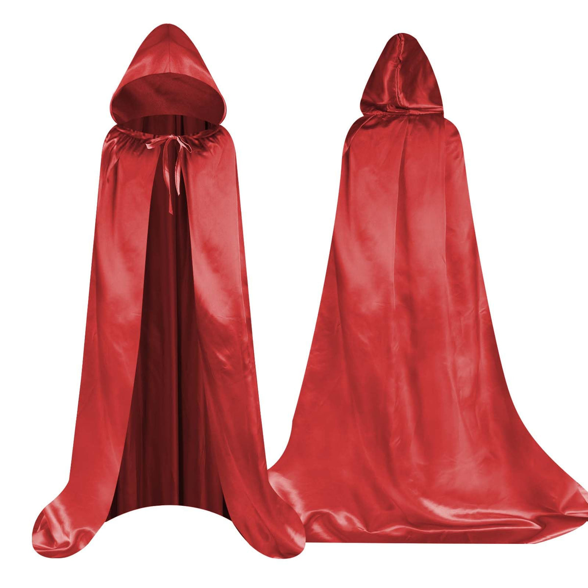 Aomig Cape à Capuchon, Déguisement Adulte Unisexe Costume, Cape Sorcier, Halloween Cosplay Costume Cape Longue Cape, Déguisement pour Halloween, Bal Masqué