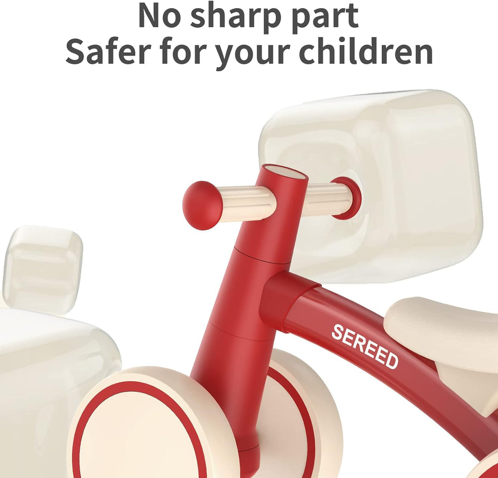SEREED Baby Balance Bike for 1 Year Old Boy Girl, First Birthday Gift Toy