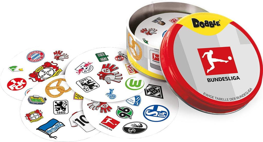 Asmodee, Dobble Bundesliga, Rasantes Familienspiel, Deutsch