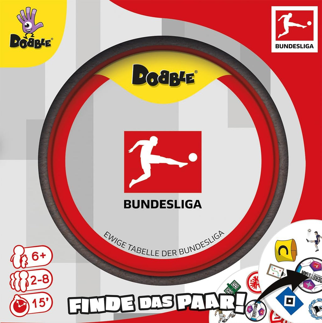 Asmodee, Dobble Bundesliga, Rasantes Familienspiel, Deutsch