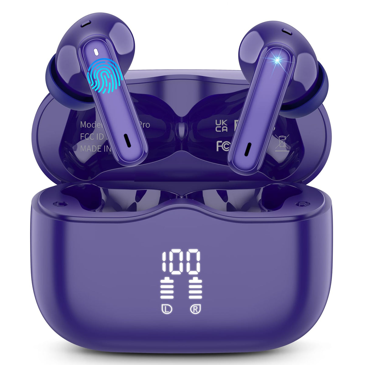 Bluetooth Kopfhörer, Kopfhörer Kabellos Bluetooth 5.4, Tiefer Bass Ohrhörer