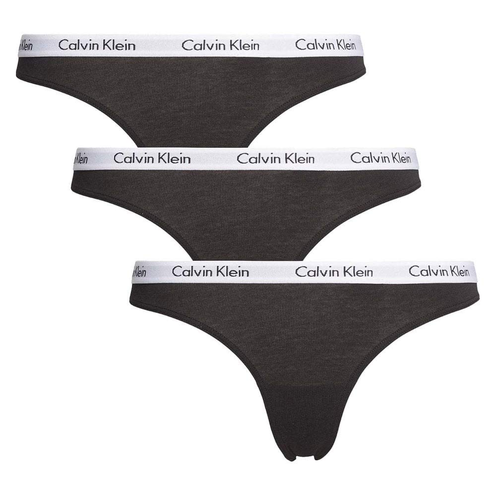 Calvin Klein Damen 3er Pack Strings mit Stretch