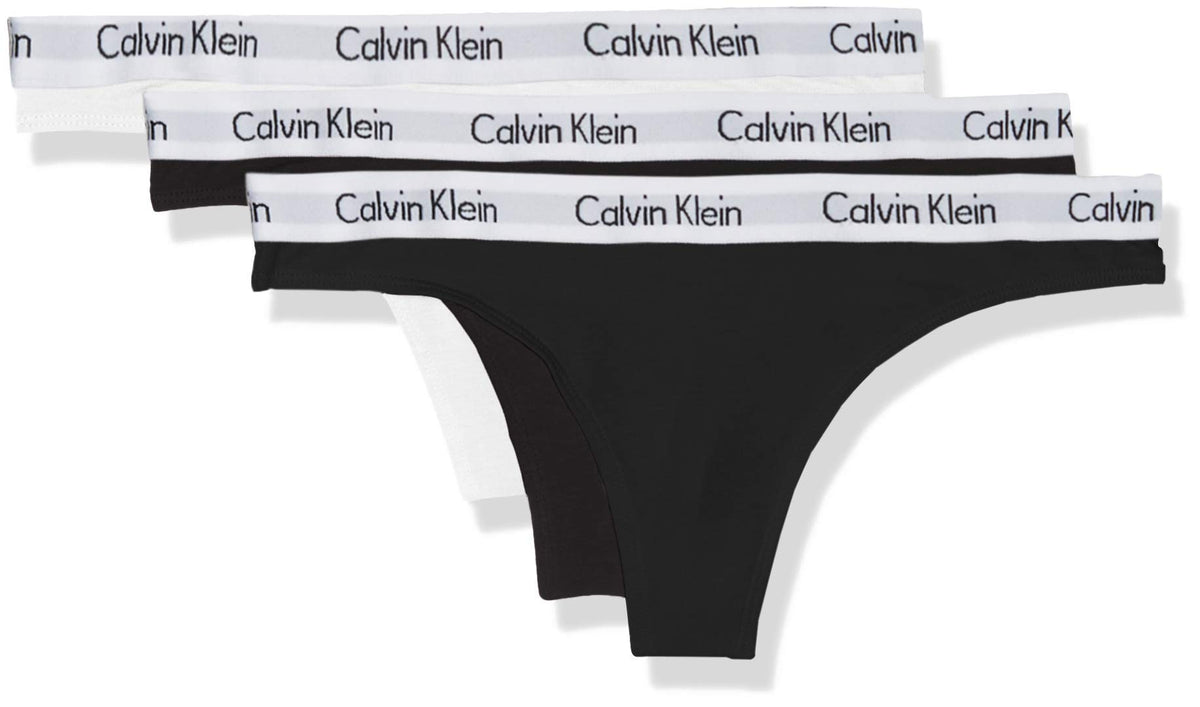 Calvin Klein Damen 3er Pack Strings mit Stretch