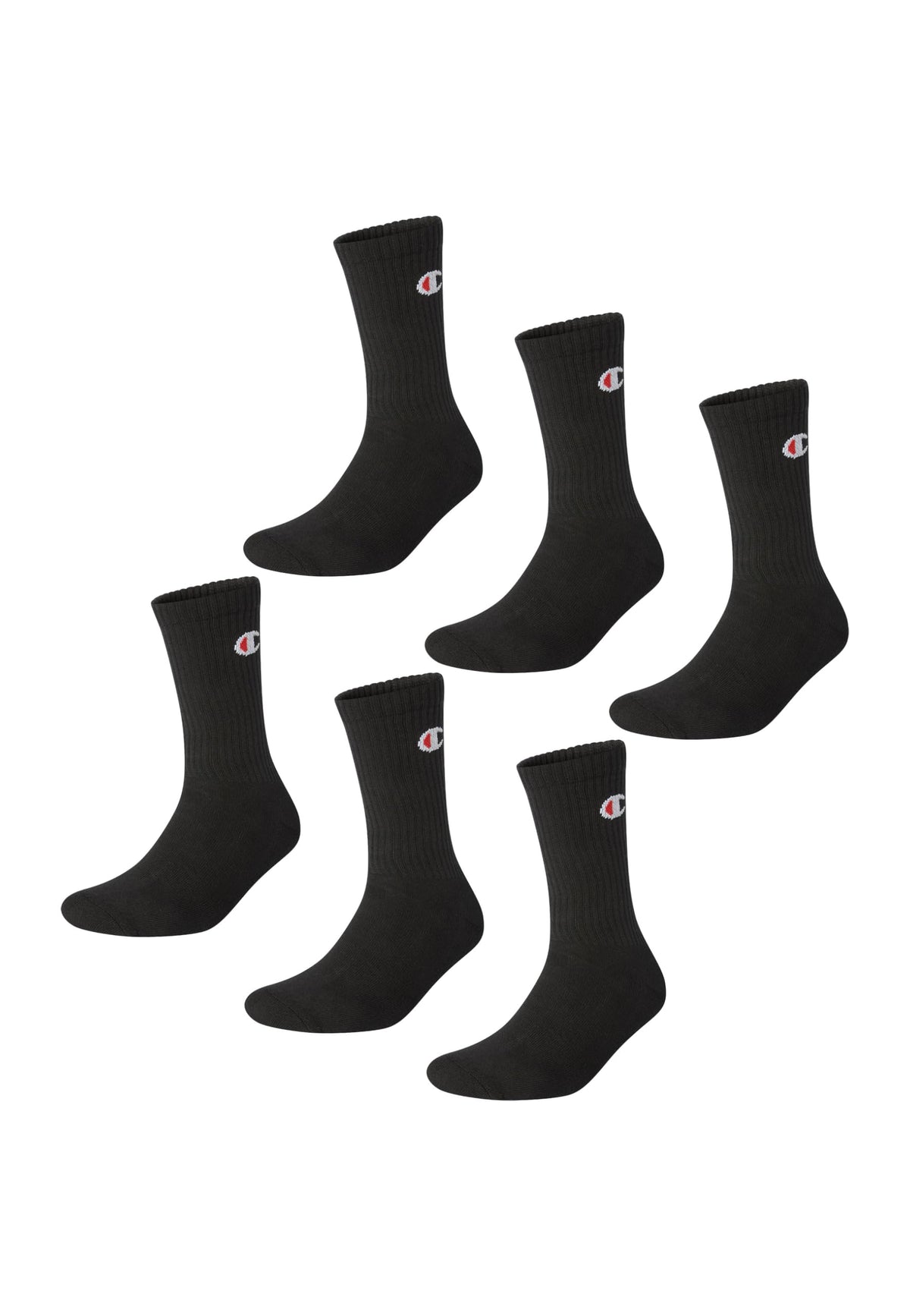 Champion Unisex Core 6pp Crew Füßlinge (6er Pack)
