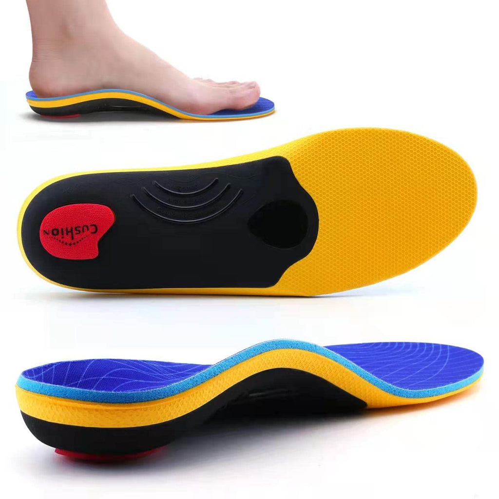 VALSOLE Orthopädische Einlegesohlen, Plantar Fasciitis Hohe Arch Support Schuheinlagen, Für Fersensporn,Plattfuß, Fußschmerz, Komfort Herren & Damen Einlegesohlen