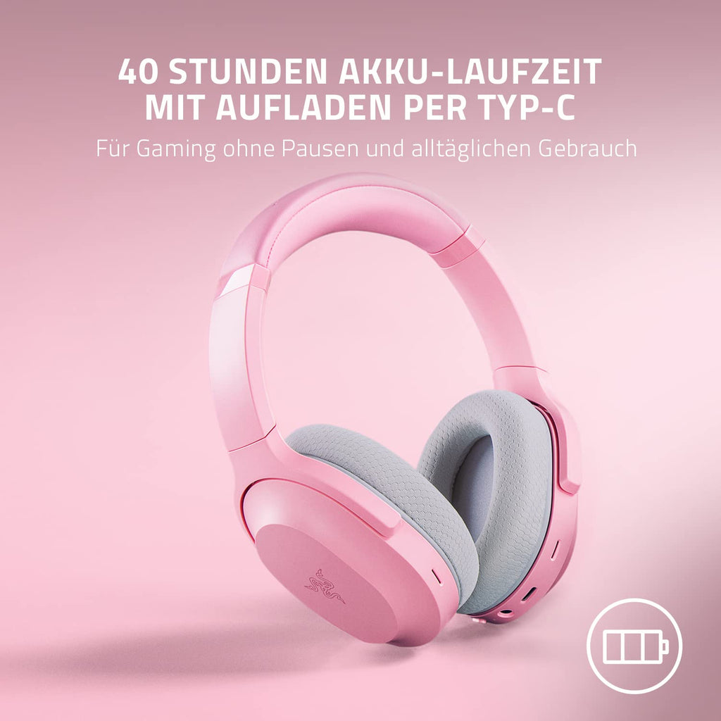 Razer Barracuda X - Kabelloses Multiplattform-Headset für Gaming und Mobile Geräte (SmartSwitch Dual Wireless, Triforce 40mm, Mikrofon mit Nierencharakteristik, 50h Akku, USB-C) Schwarz