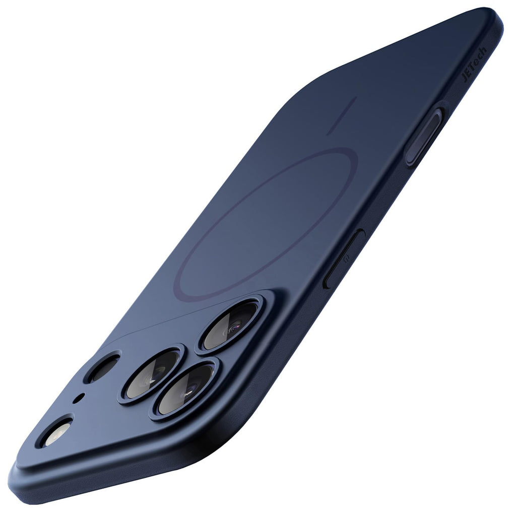 JETech Magnetische Dünne Hülle für iPhone 18 Pro, Schwarz
